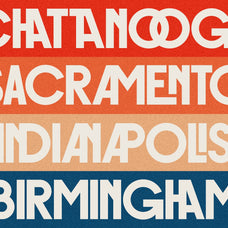 ROCKFALL - Bold Ligature Typeface