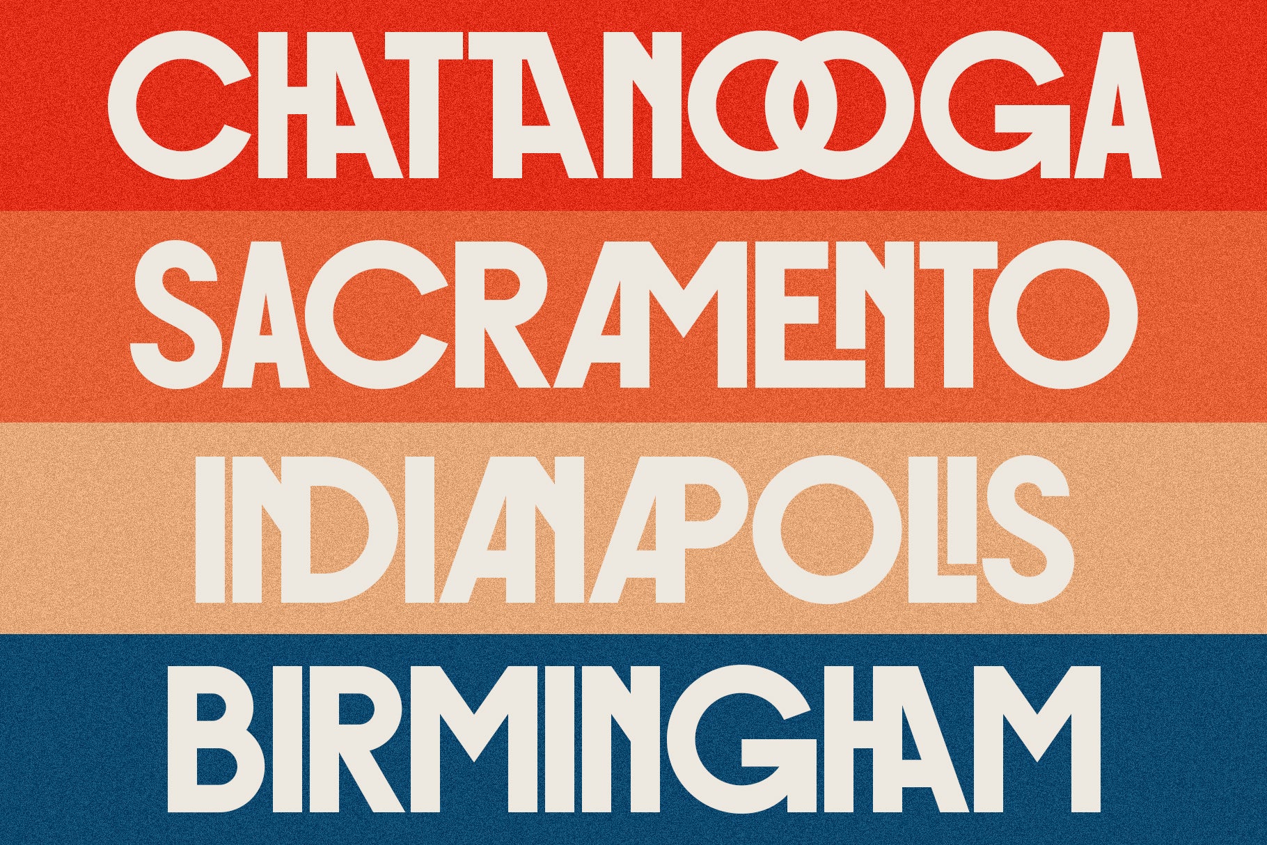 ROCKFALL - Bold Ligature Typeface