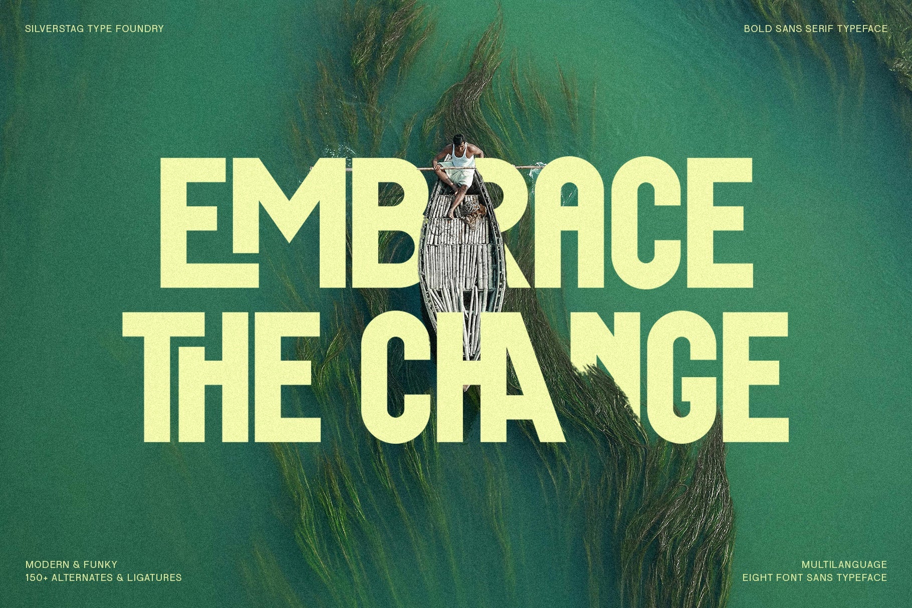 ROCKFALL - Bold Ligature Typeface