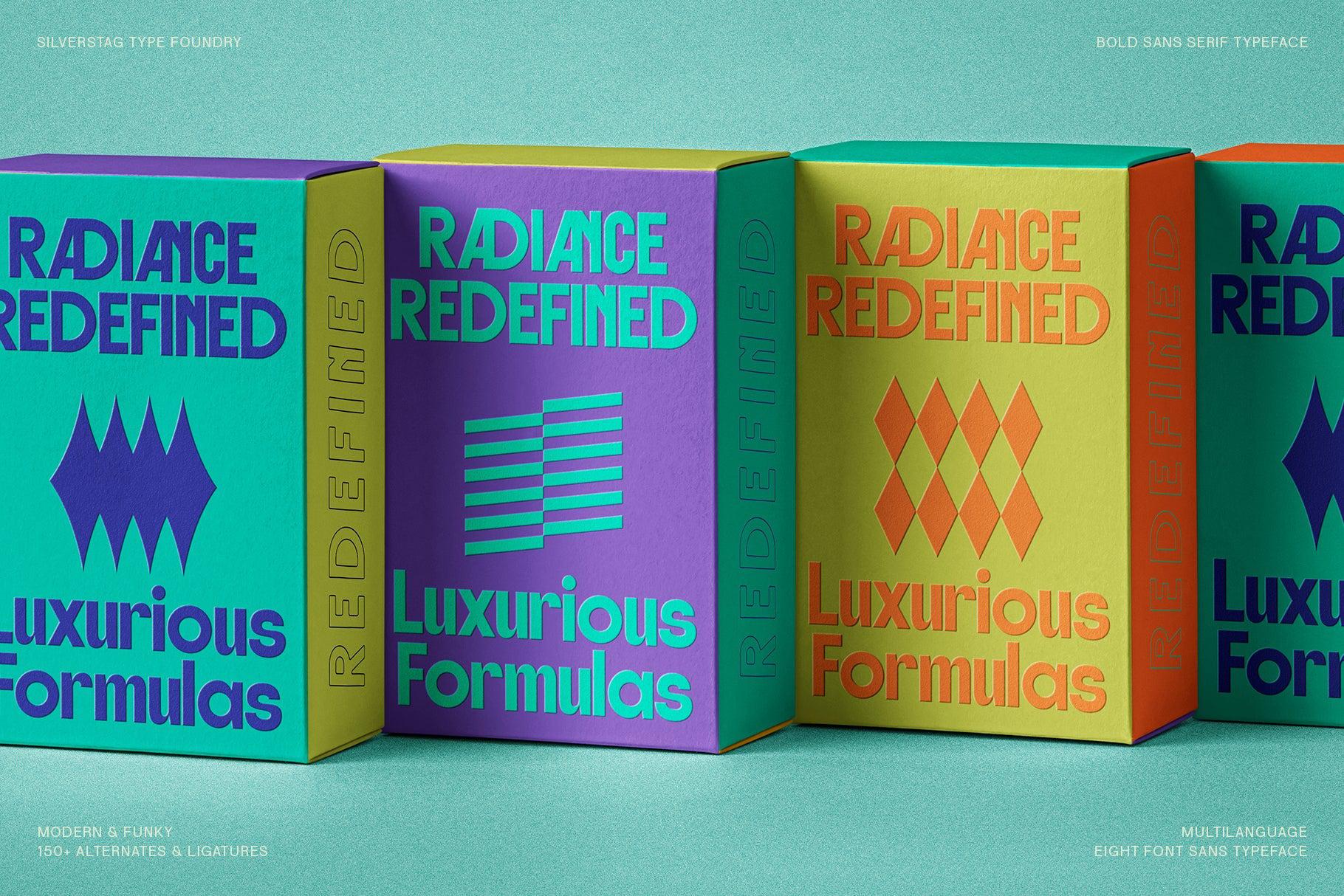 ROCKFALL - Bold Ligature Typeface