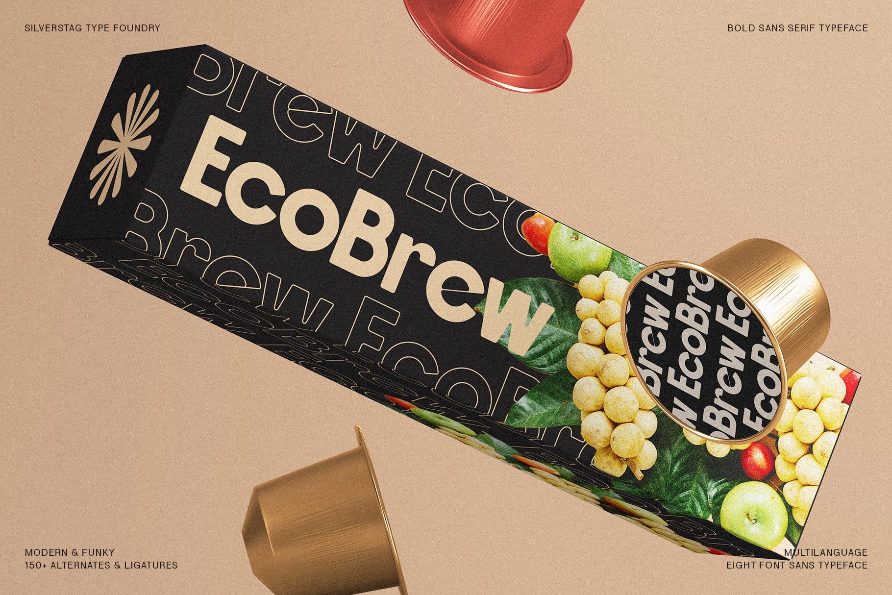 ROCKFALL - Bold Ligature Typeface