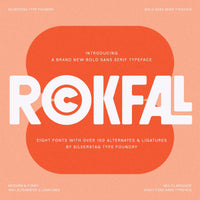 ROCKFALL - Bold Ligature Typeface