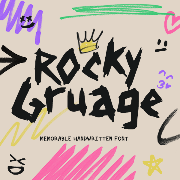 rocky-gruage-font-raw-handwritten-marker-typeface-heavyrain-1.png