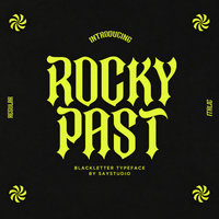 Rocky Past – Blackletter Gothic Font