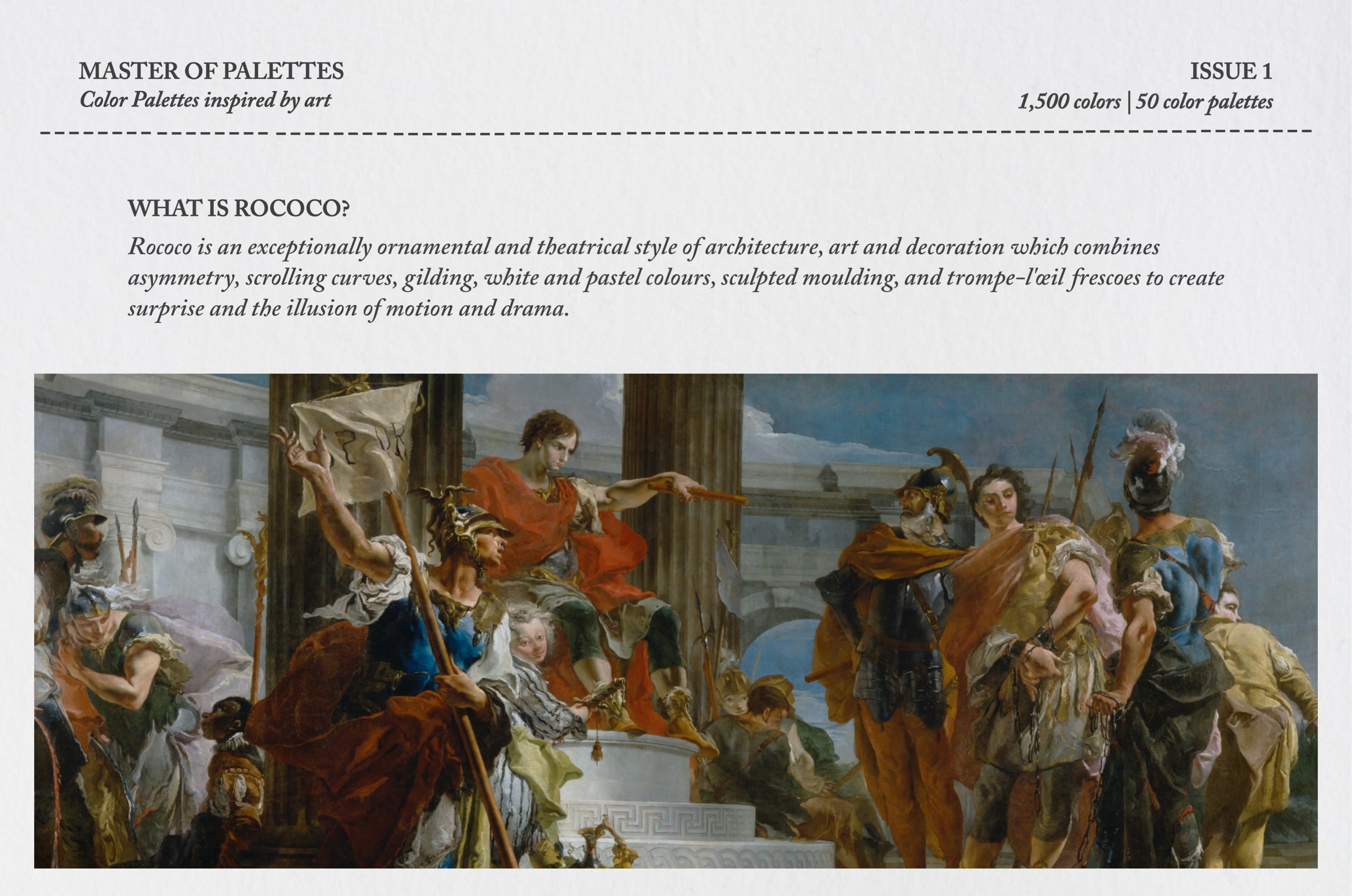 Rococo Procreate Color Palettes