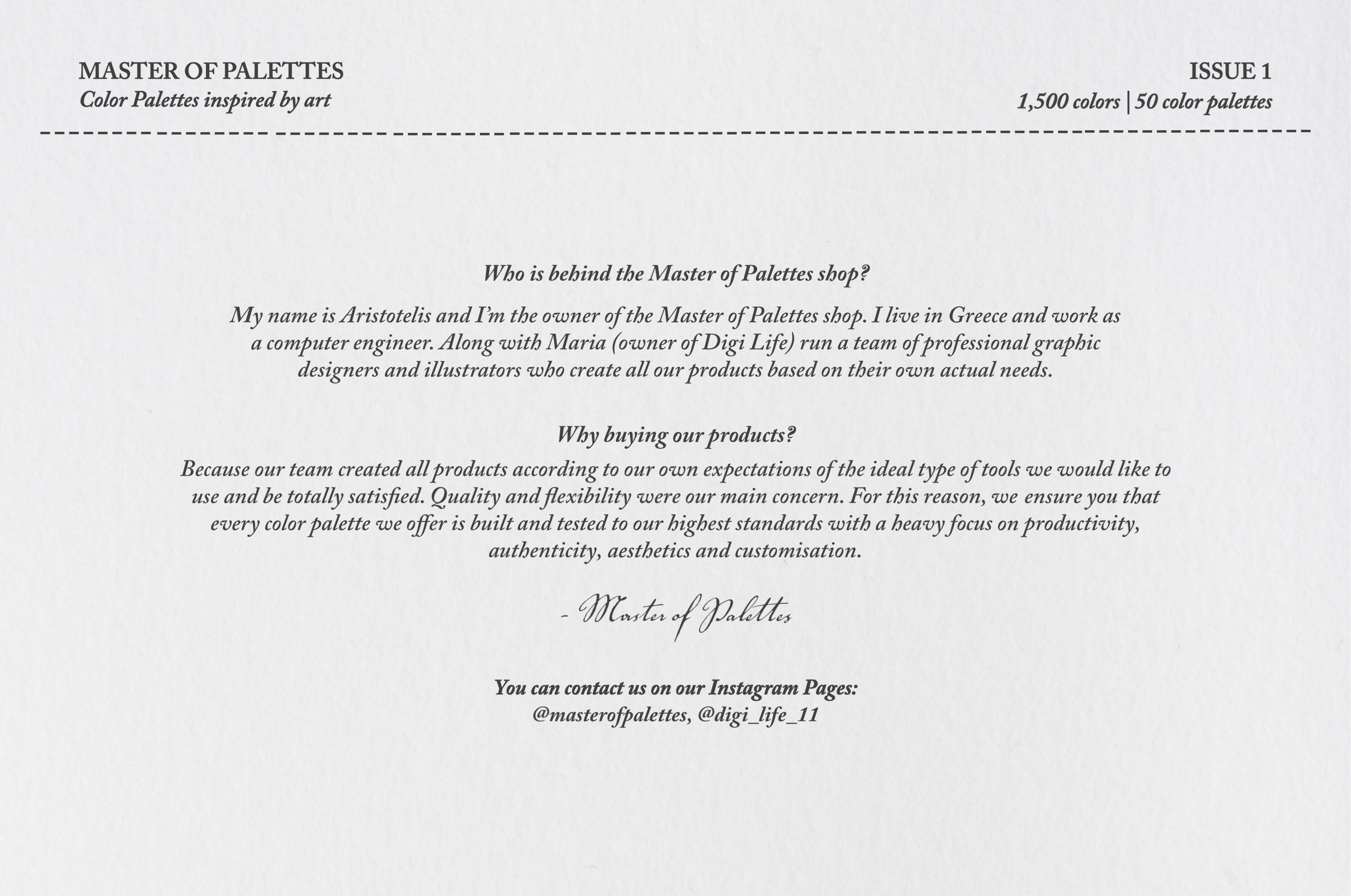 Rococo Procreate Color Palettes