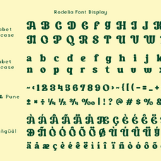 Rodelia - Bold Playful Retro Display Font by Roomspace Creative Lab, preview 9