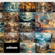 ROMANTIC LANDS Vintage Backgrounds