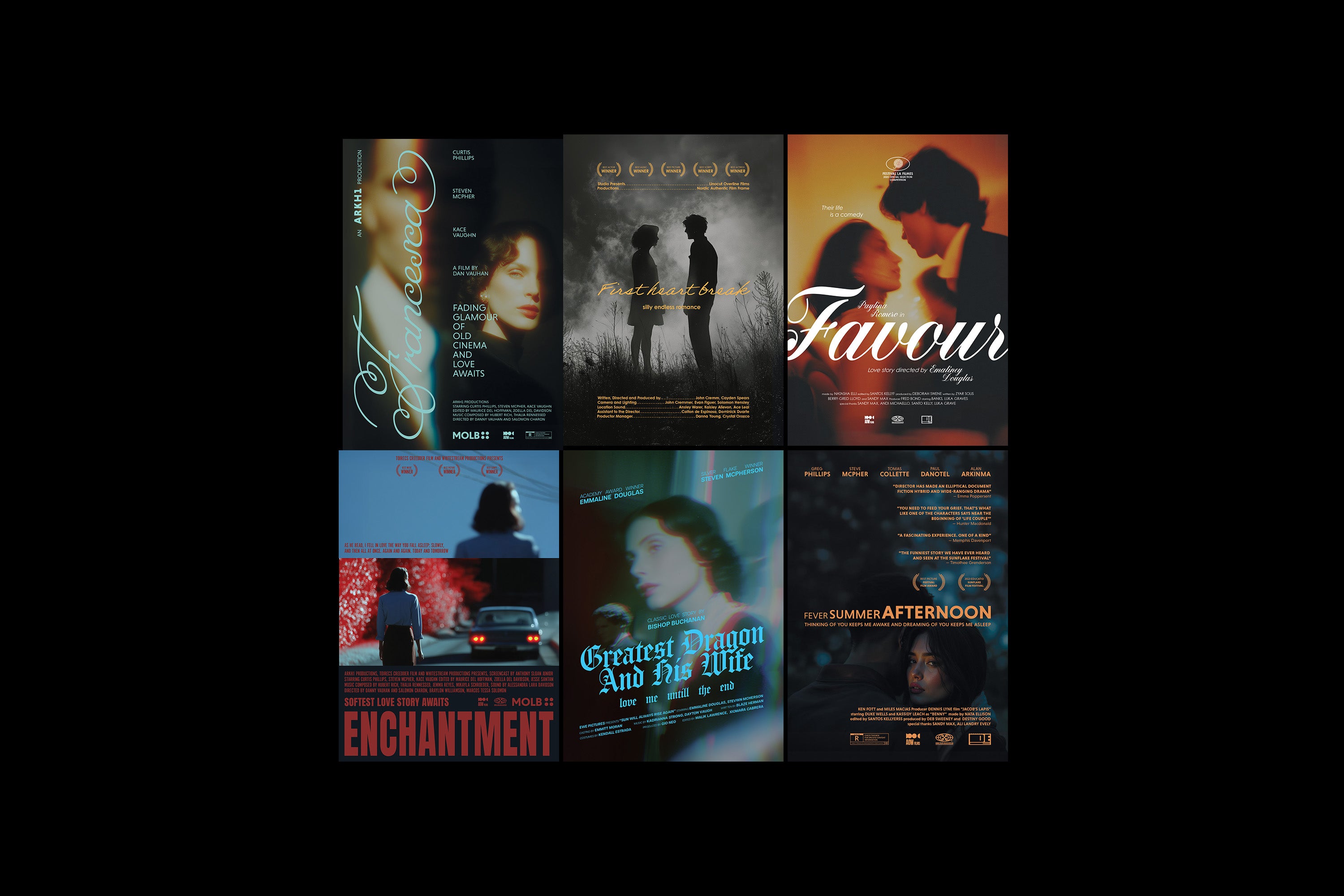 Romantic Movie Posters Collection