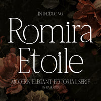 Romira Etoile Modern Elegant Editorial Serif Font