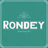 Rondey – Display Font