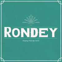 Rondey – Display Font