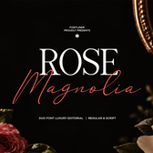 Rose Magnolia - Duo Elegant Serif & Script Font