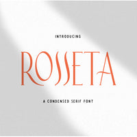 Rosseta Condensed serif