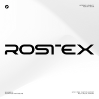 Rostex – Futuristic Techno Display Font