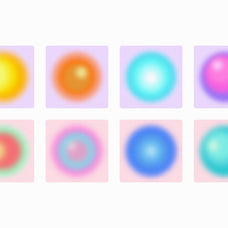 Round Circle Gradient Textures Pack