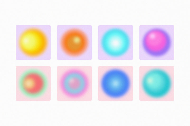Round Circle Gradient Textures Pack