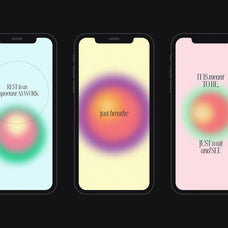 Round Circle Gradient Textures Pack