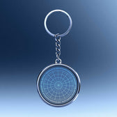 Round Metal Keychain Mockup