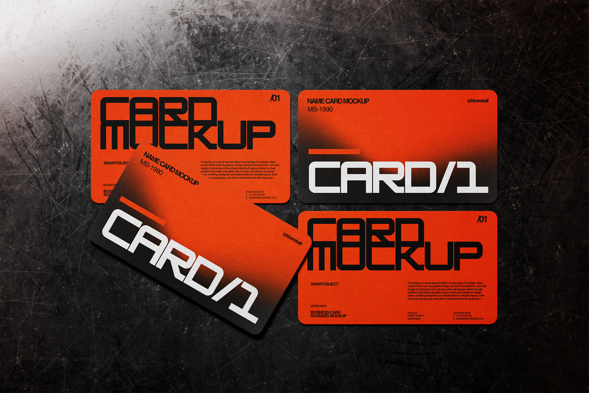 Rounded Business Card Mockup by Morrobati, preview 5
