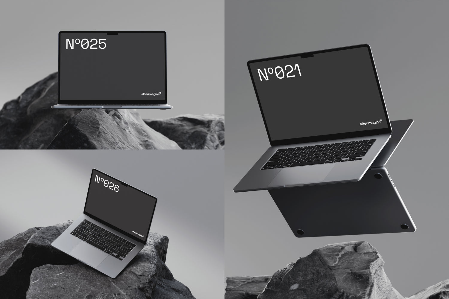 Rukia MacBook Mockups