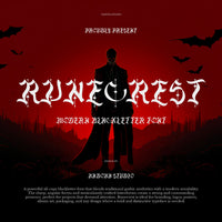 Runecrest Modern Blackletter Font