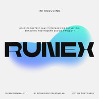 Runex – Modern Bold Expanded Sans Serif Font