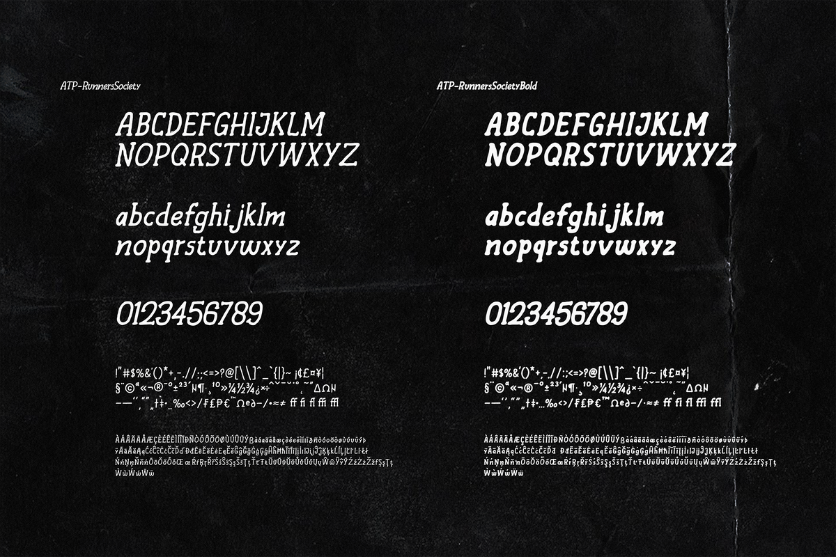 Runners Society - Retro Serif Font by Typeparties – Studio 2am