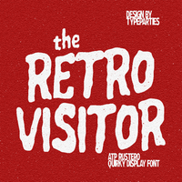 Rustero - Quirky Display font