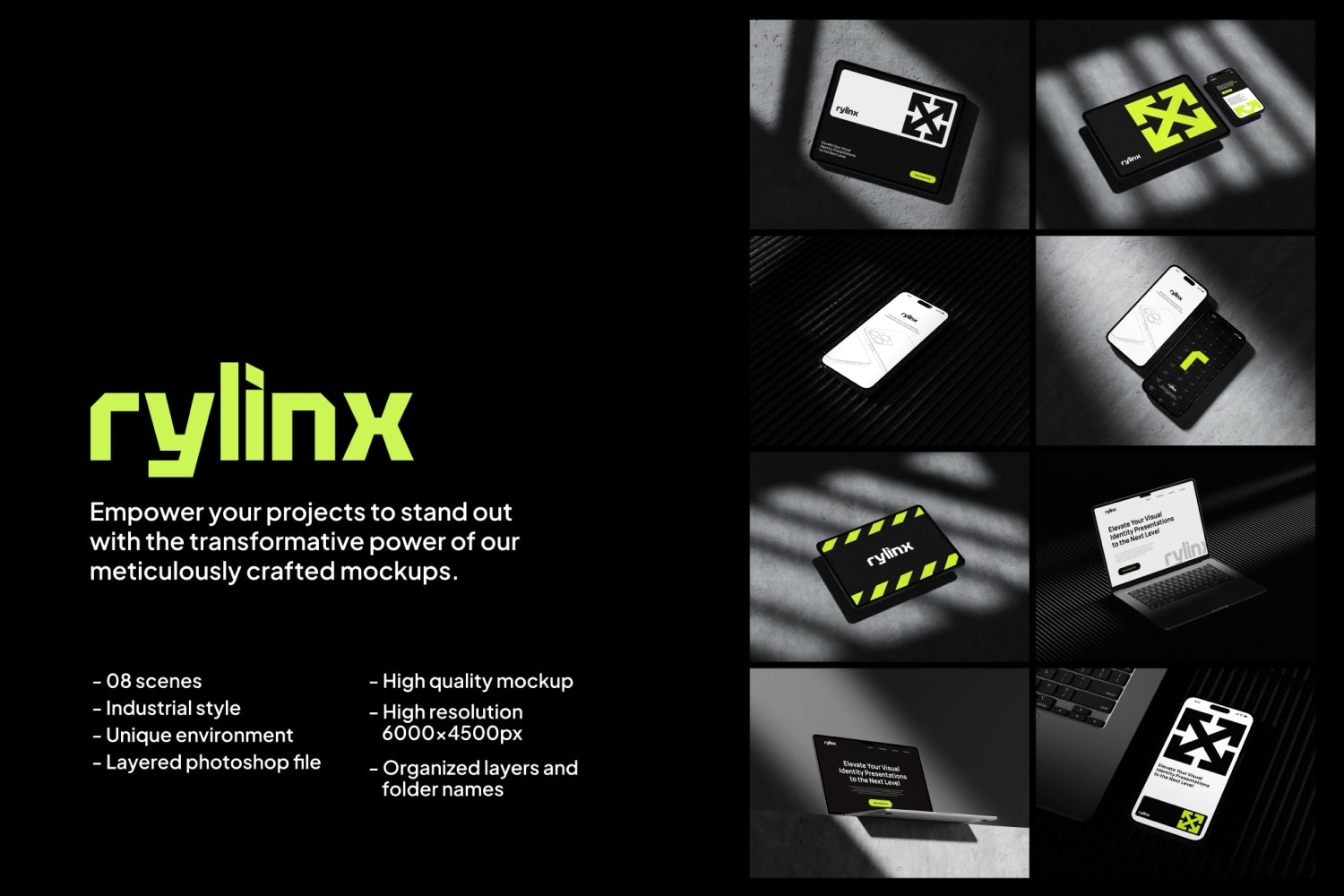 Rylinx Device Mockups