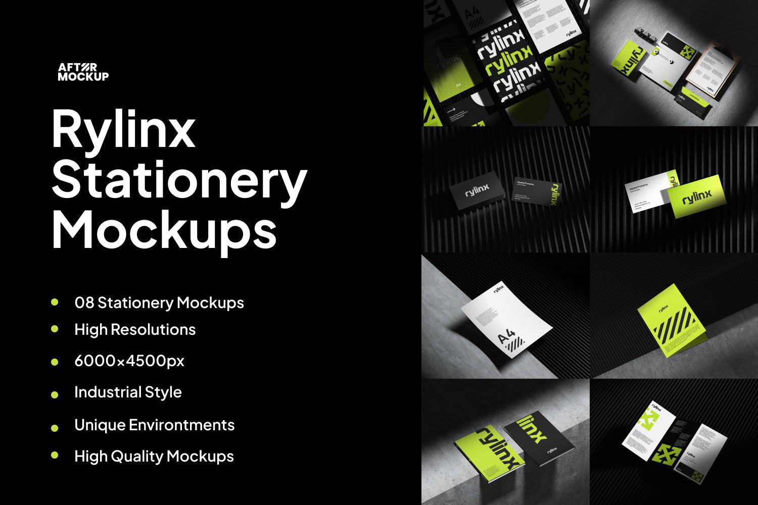 Rylinx Stationery Mockups