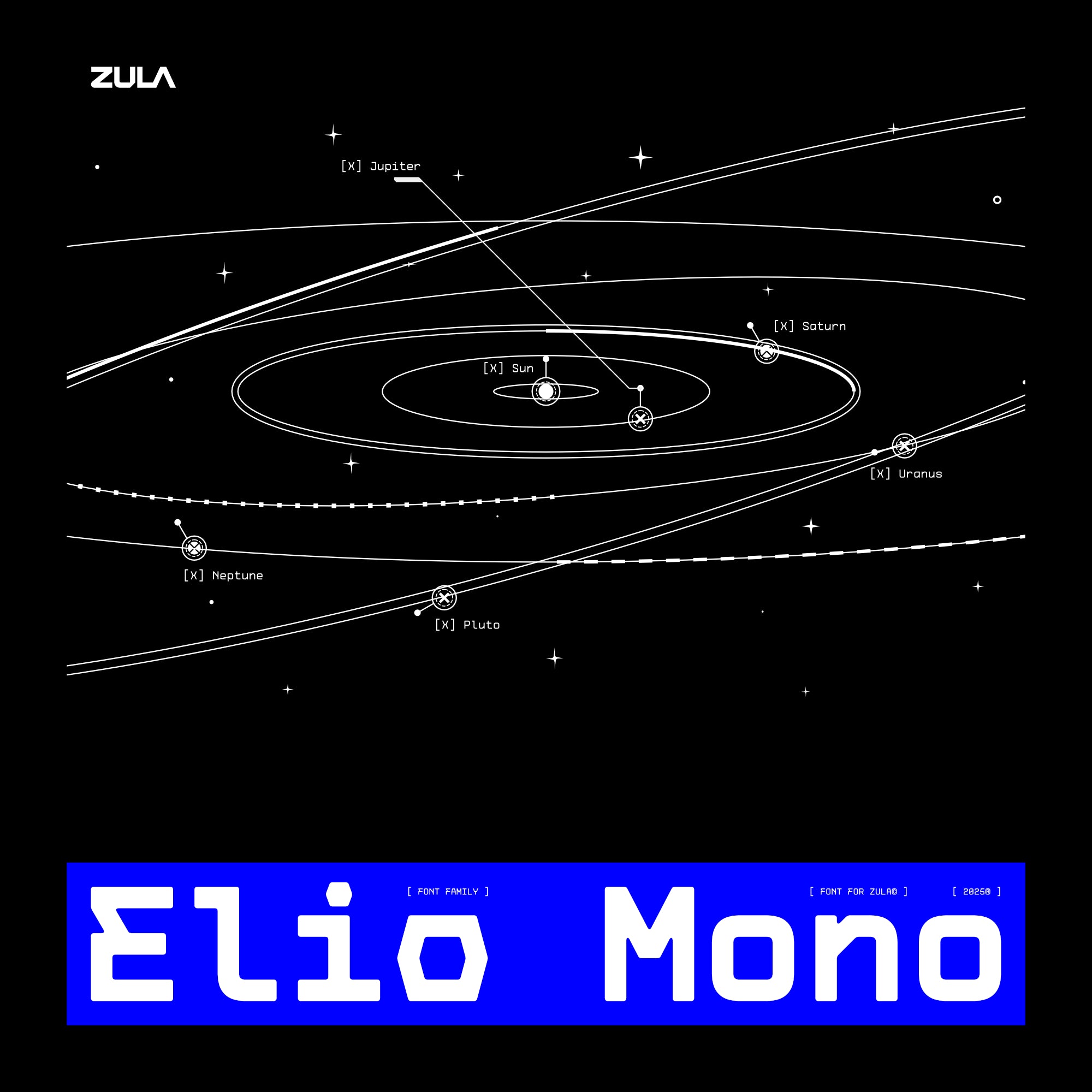 Elio Mono Font Family