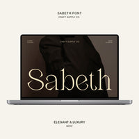 Sabeth – Elegant Typeface