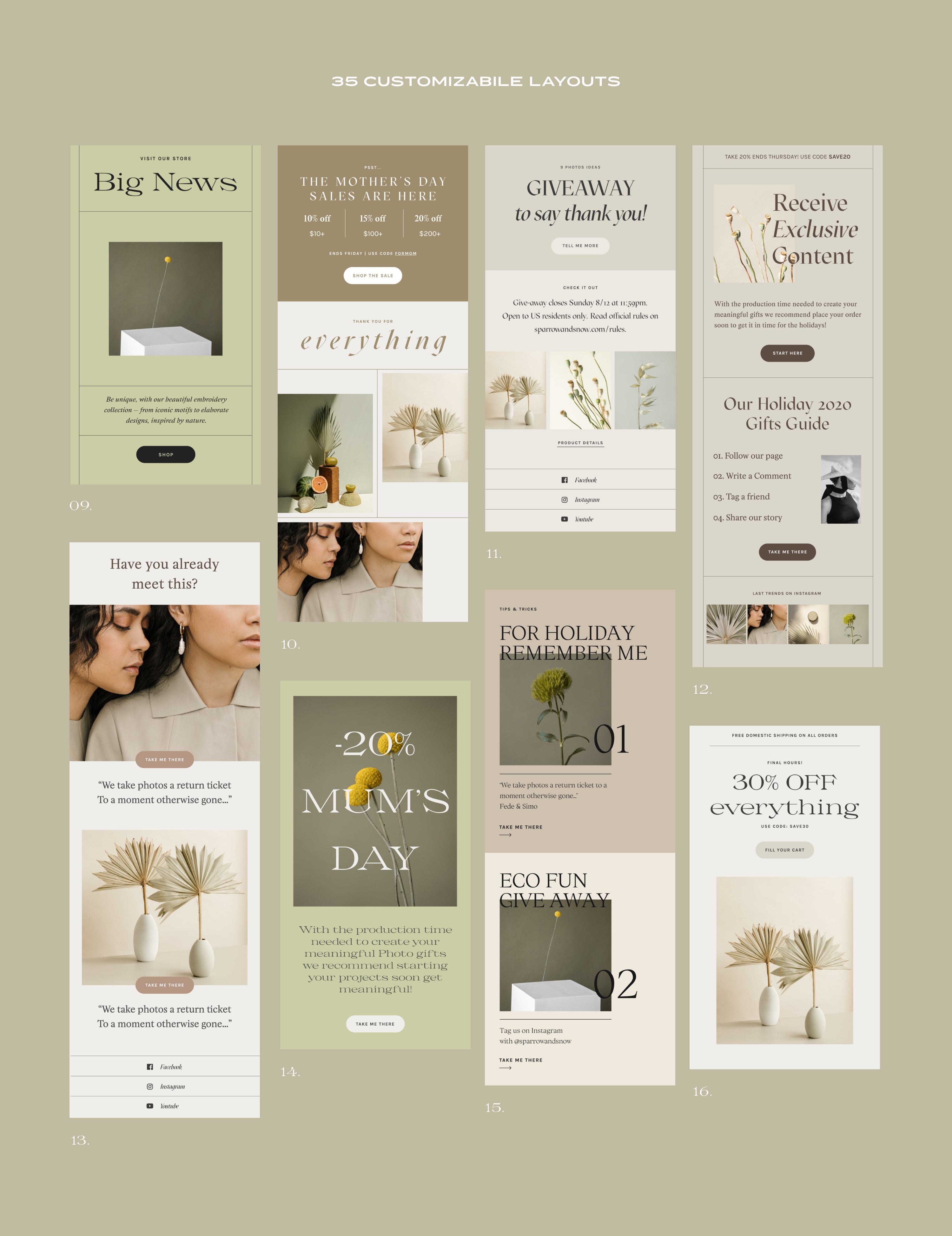 Sage Newsletter Templates