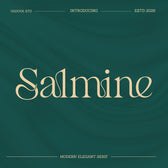 Salmine Modern Elegant Serif Font