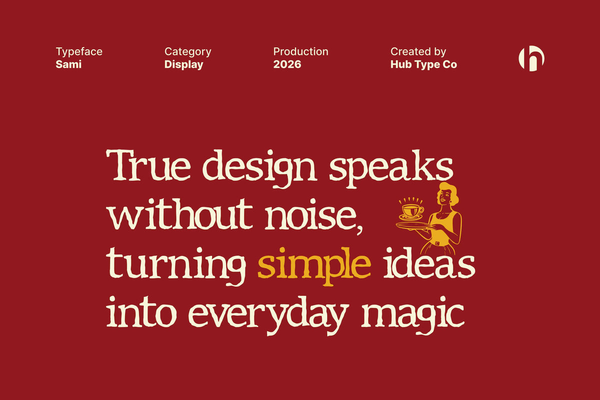 Sami — Whimsical & Hand-Crafted Display Typeface by Hub Type Co, preview 4