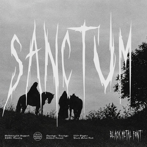 Sanctum - Black Metal Font