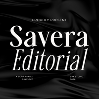 Savera Editorial - Serif Font