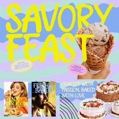 SAVORY FEAST — Food Cafe Branding Font