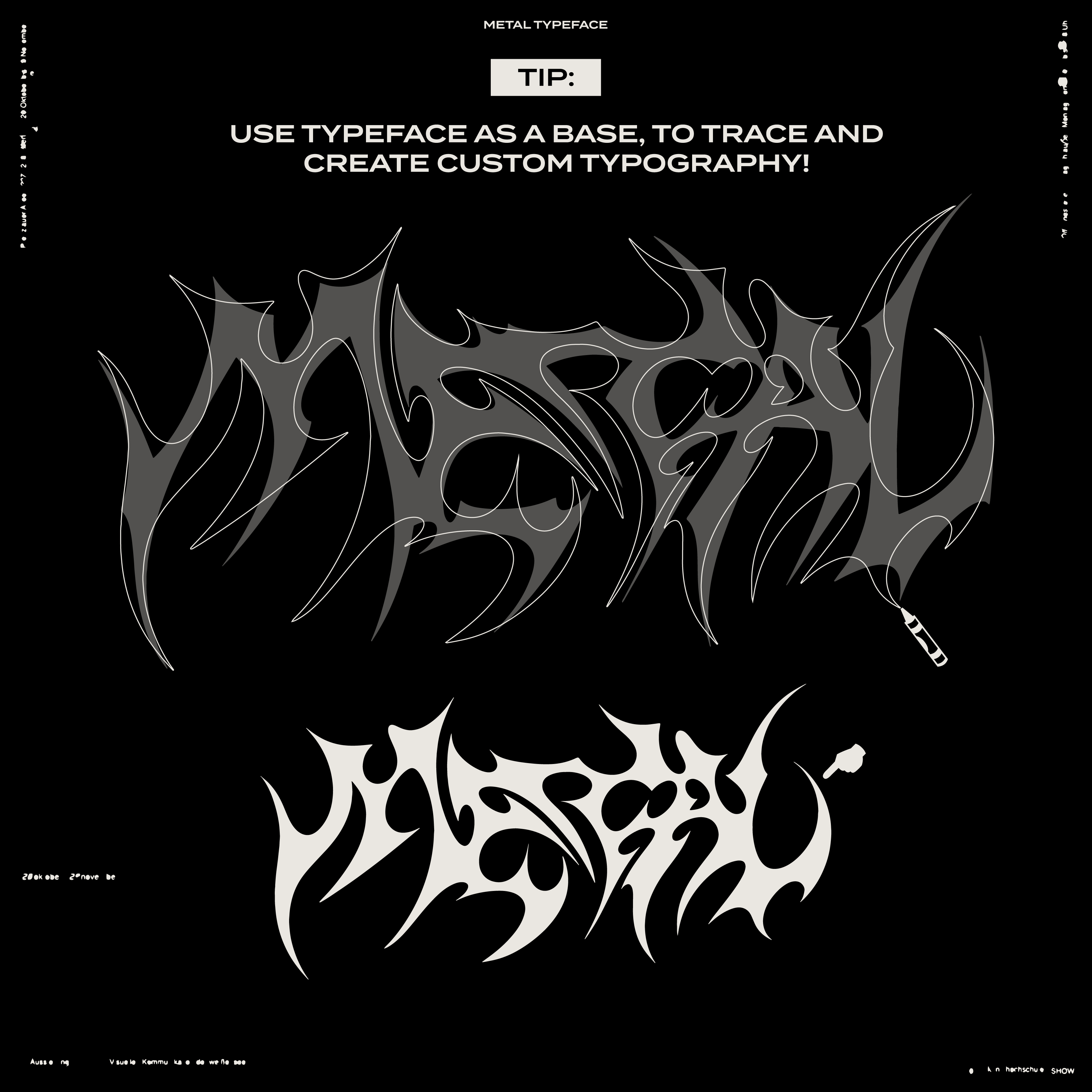 Metal Typeface
