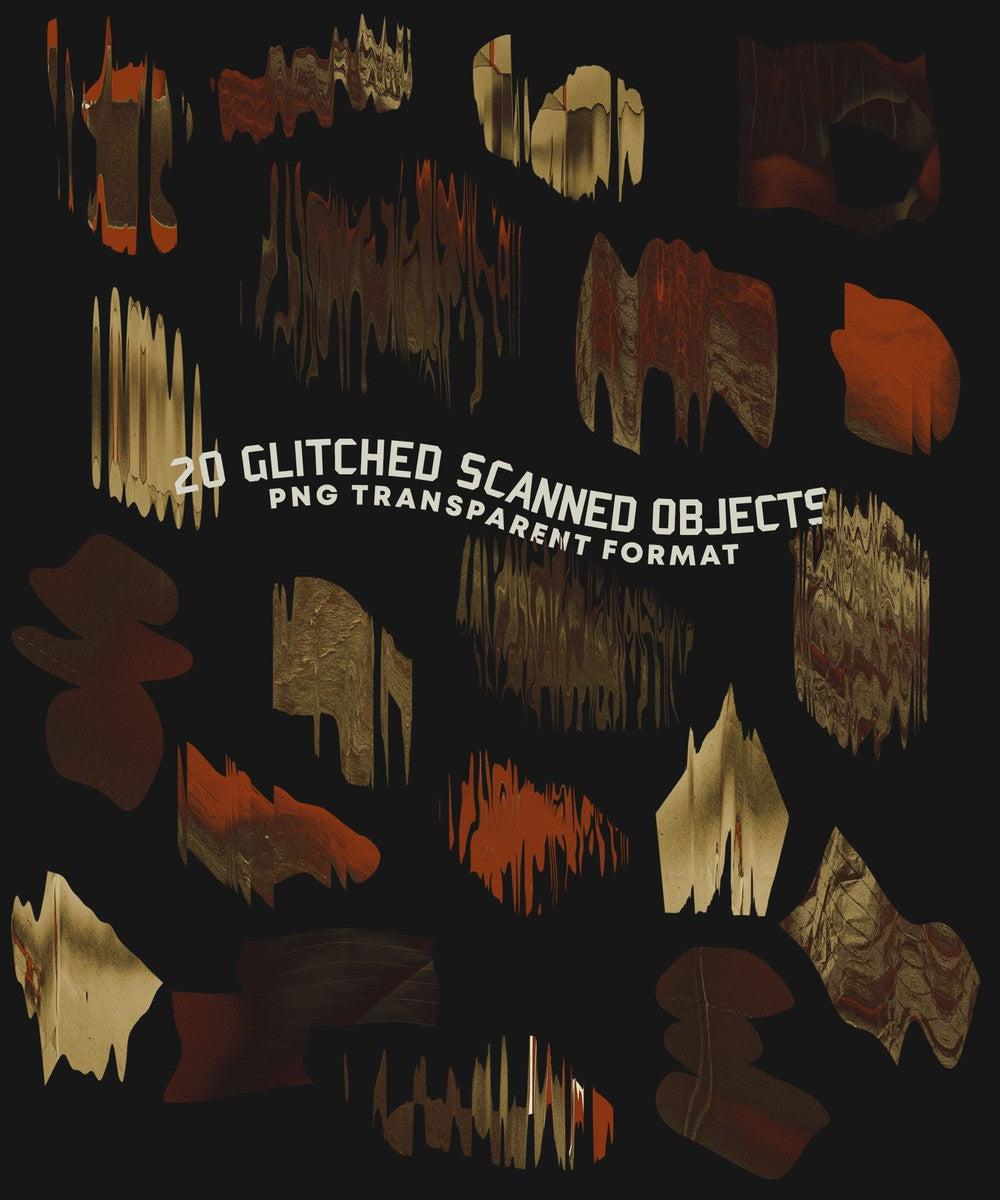 Scanned Rusty Glitch Textures + Bonus