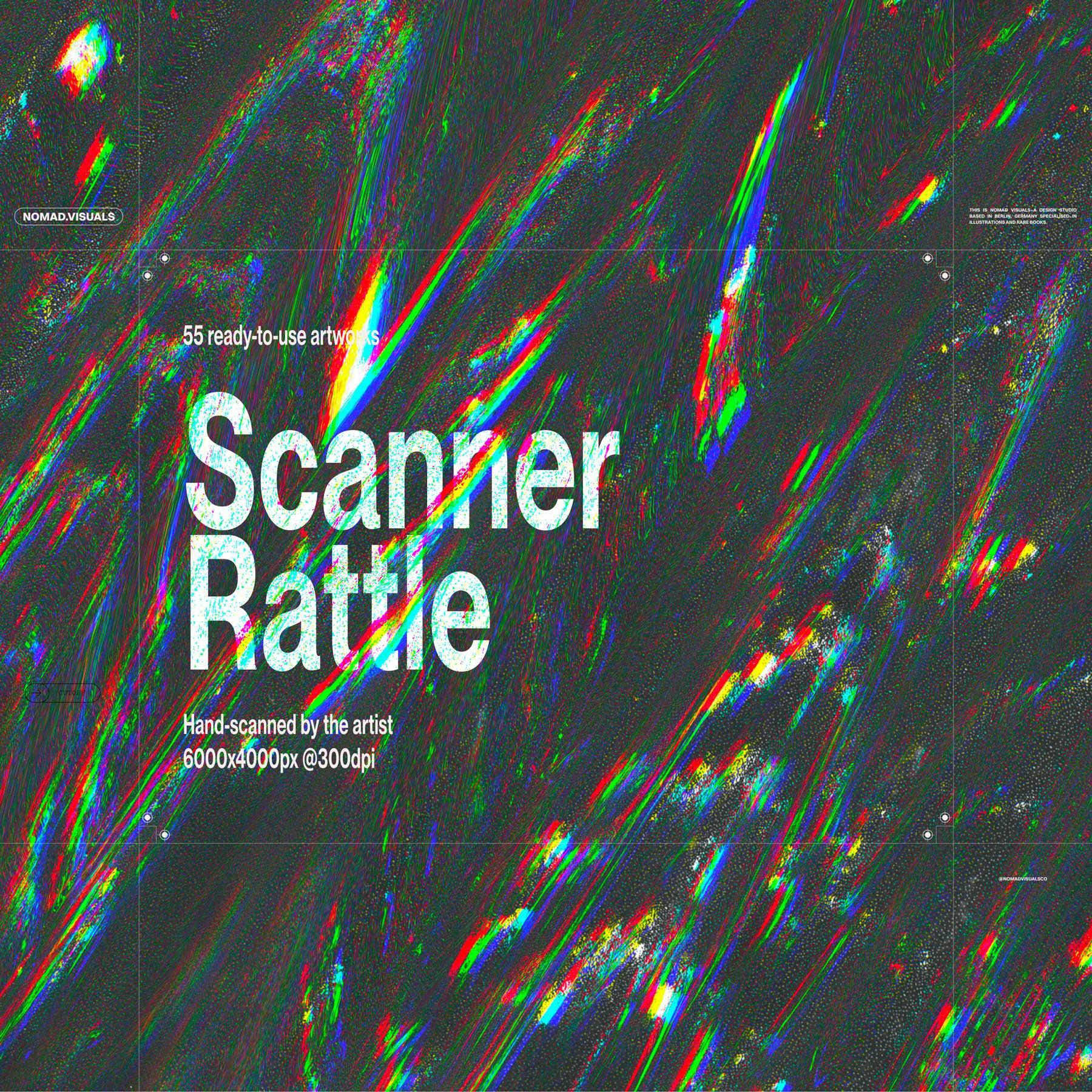 Scanner Rattle Glitch Textures