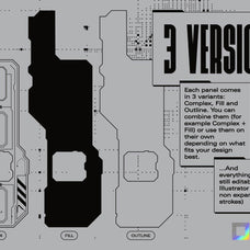 Sci-Fi Panels Vector Pack