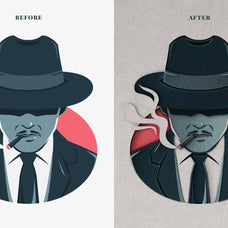 Scissors Wizard: Paper Cutout Effect