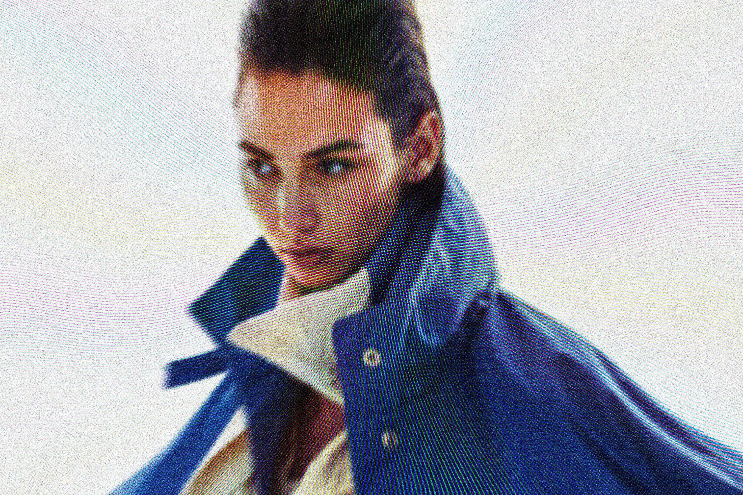 Screen Flicker Photo Effect