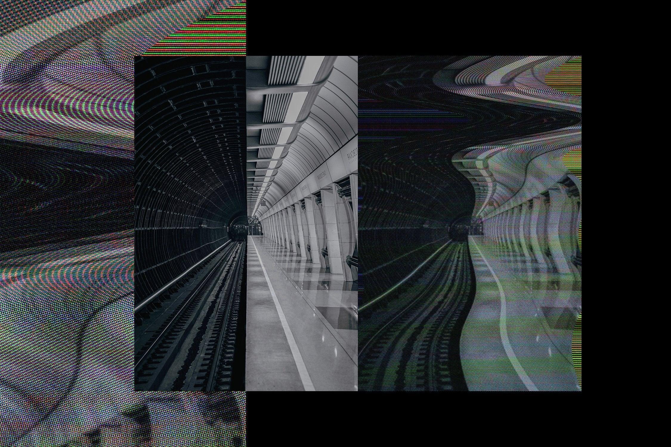 Screen Flicker Photo Effect