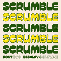 Scrumble – Playful Handrawn Font