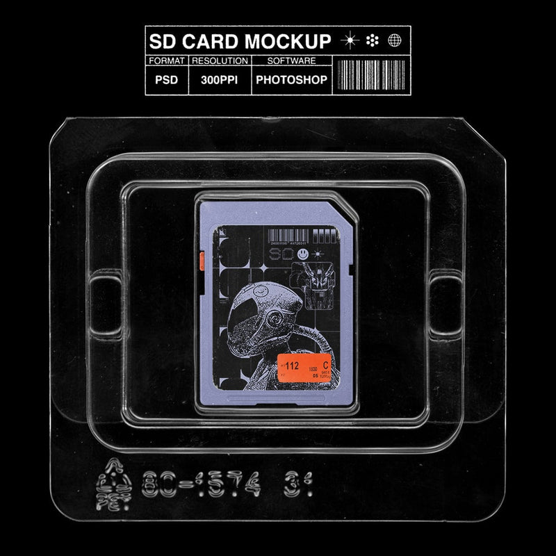 SD Card Mockup
