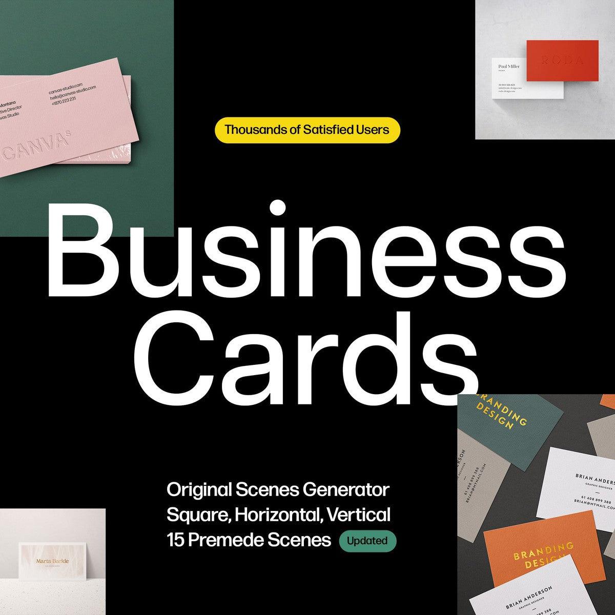 Selva: Business Card Mockup Kit