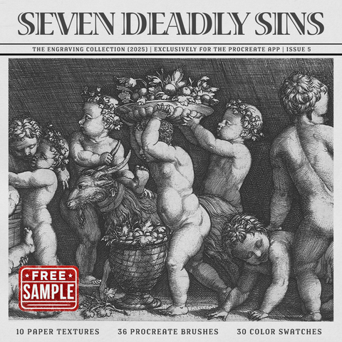 Seven Deadly Sins Procreate Kit (Free Download)